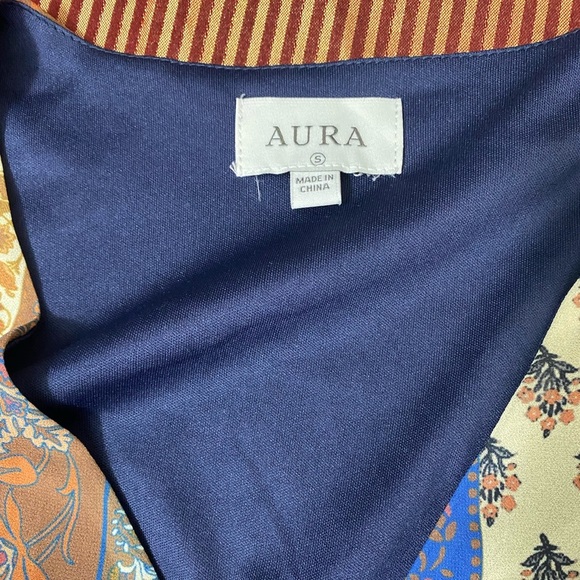 Aura Bohemian Patchwork Maxi Dress size S - Picture 9 of 9